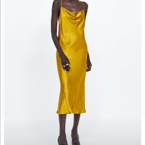 Zara Cowl Neck Slip Dress